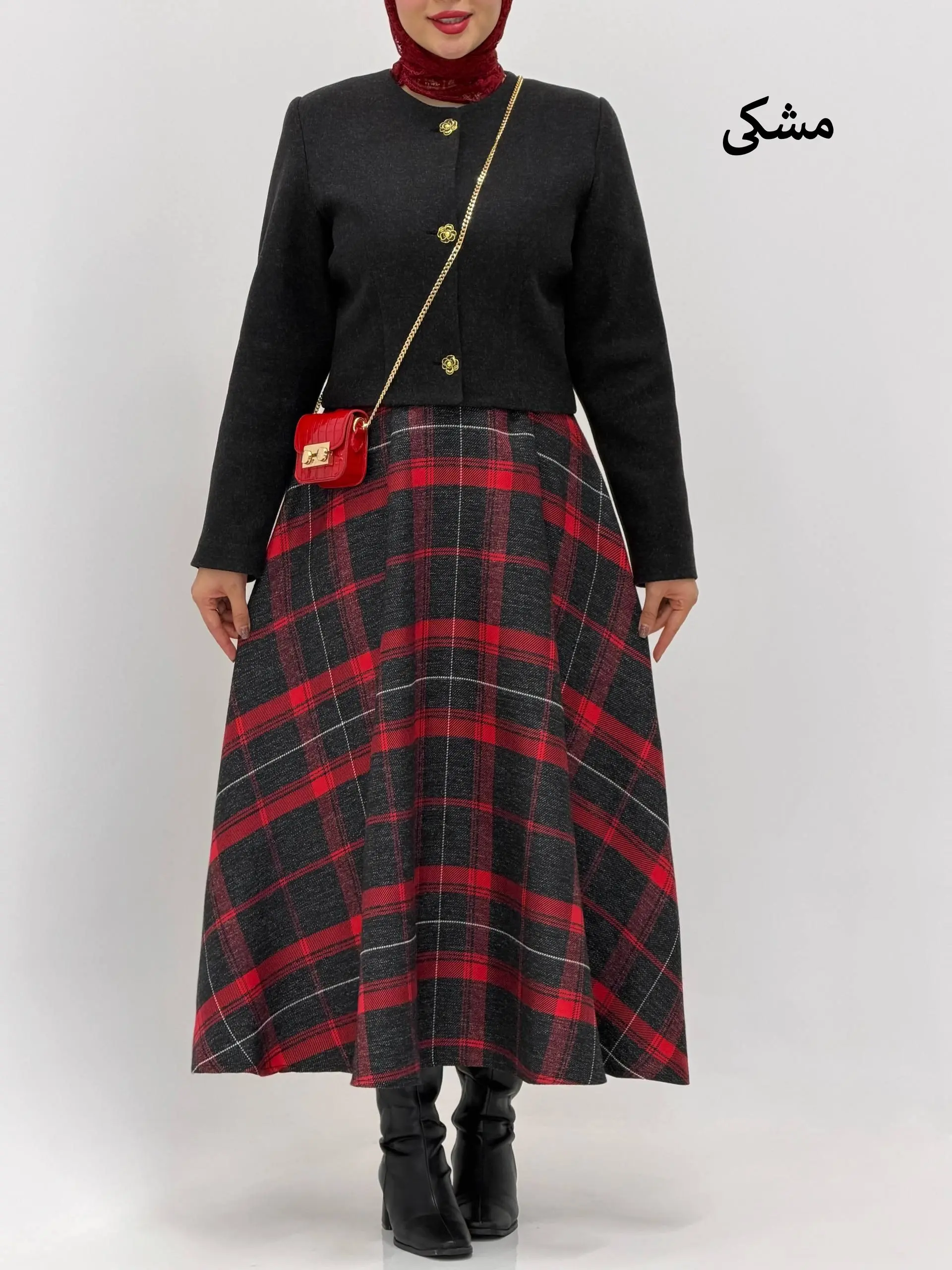 3864-کت و دامن لاوین